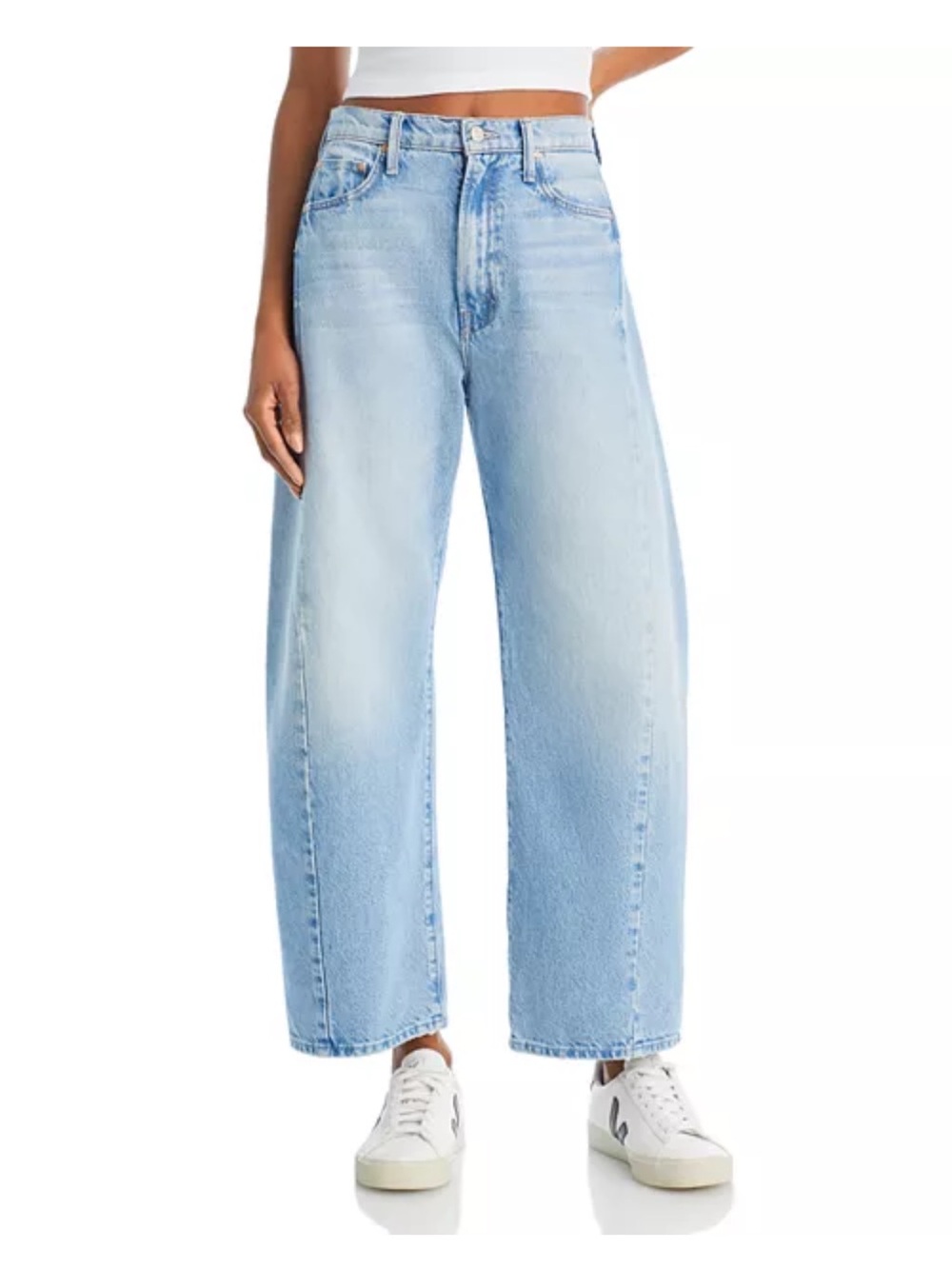 MOTHER Light Blue Half-Pipe Ankle Relaxed Jeans W/O Tag